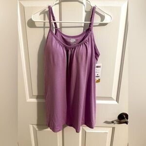 32 Degrees New Cool Flowy Bra Cami Purple Size M